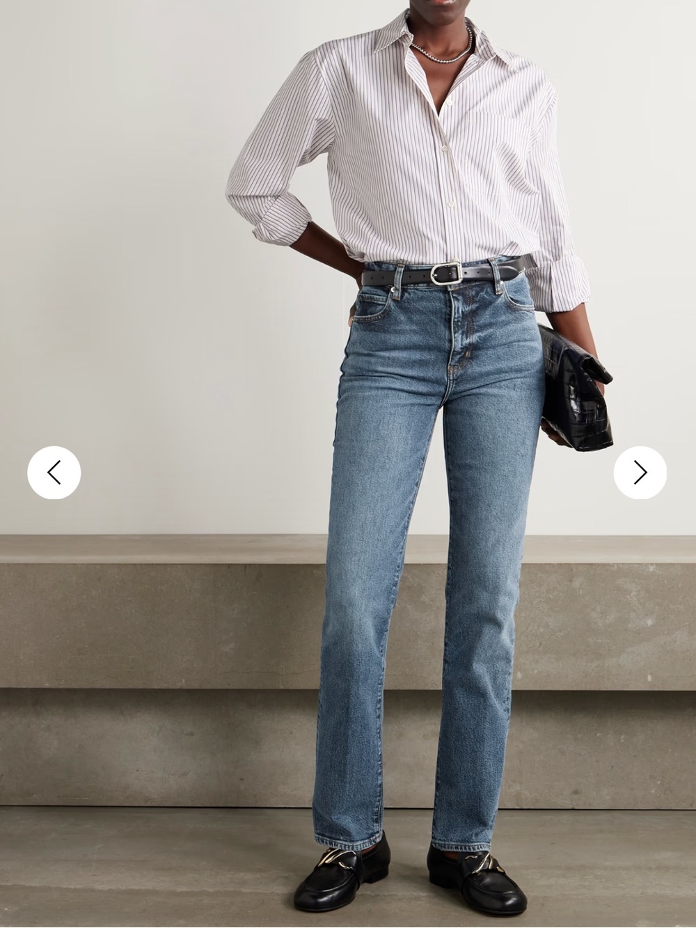 Frame Ruler Straight Leg Jeans